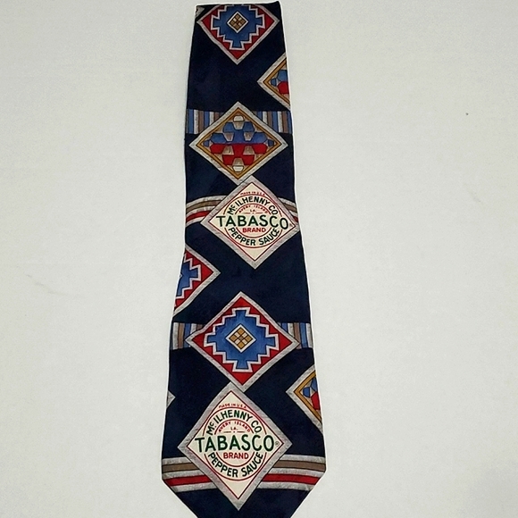 Tabasco Aztec Print Career Silk Tie - Picture 1 of 6